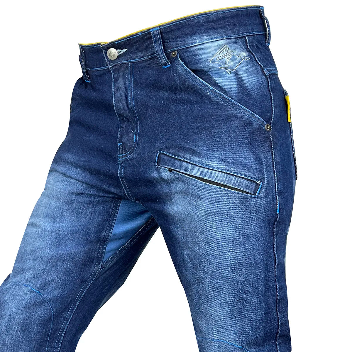 Calça Jeans Motociclista Racing Rabbit com Proteções Internas Speed Two