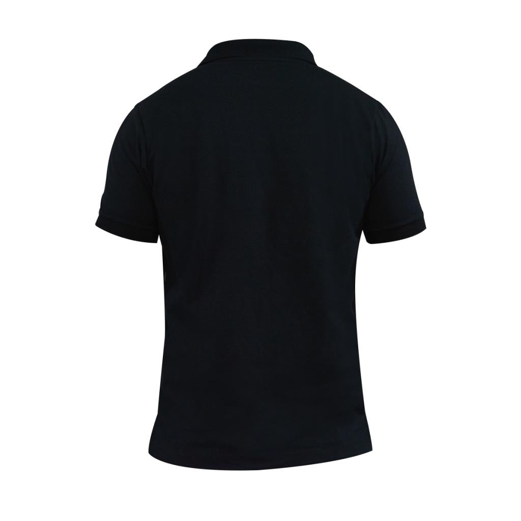 Camiseta Motociclista Polo Racing Rabbit Cor Preta masculina