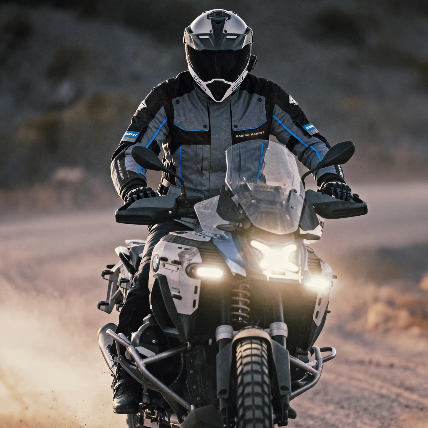 Jaqueta Racing Rabbit Dakar Plus parka Impermeável com 7 bolsos e jaqueta Bubble