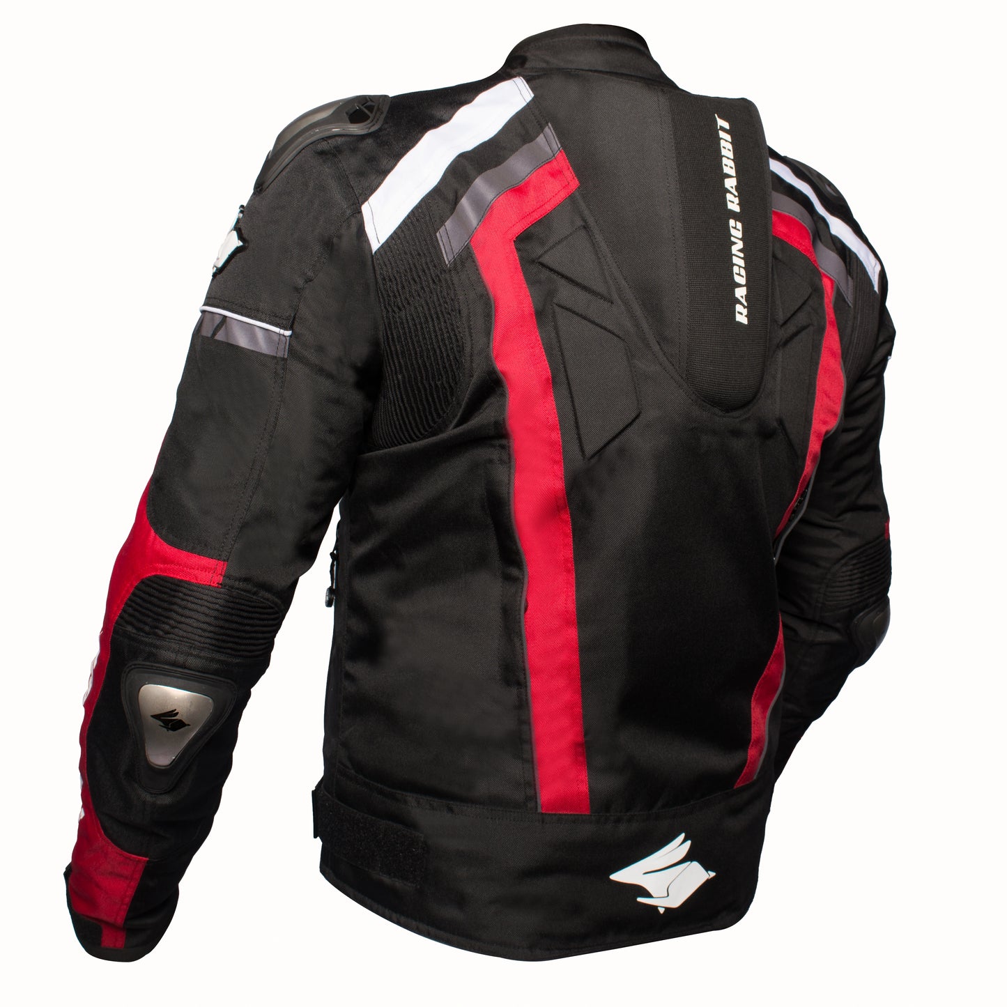 Jaqueta Racing Rabbit Hawker Pro Motociclista com Proteção Interna, Impermeável, Esportiva, cupim, masculina, Vermelha Jaqueta Motoqueiro