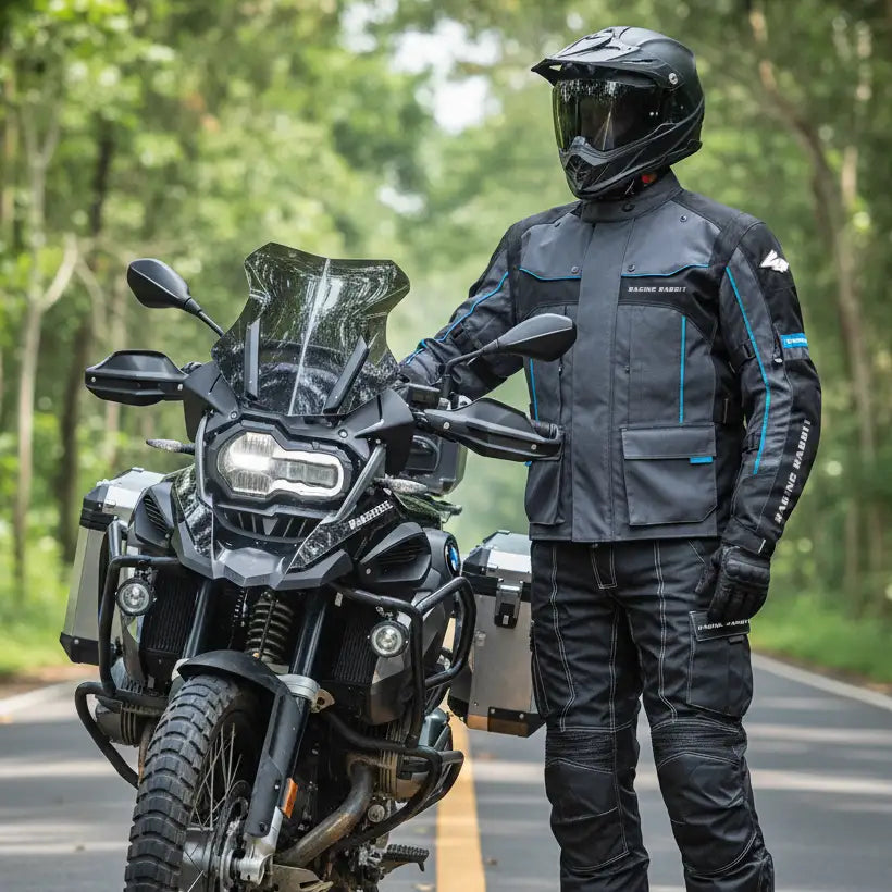 Jaqueta Racing Rabbit Dakar Plus parka Impermeável com 7 bolsos e jaqueta Bubble