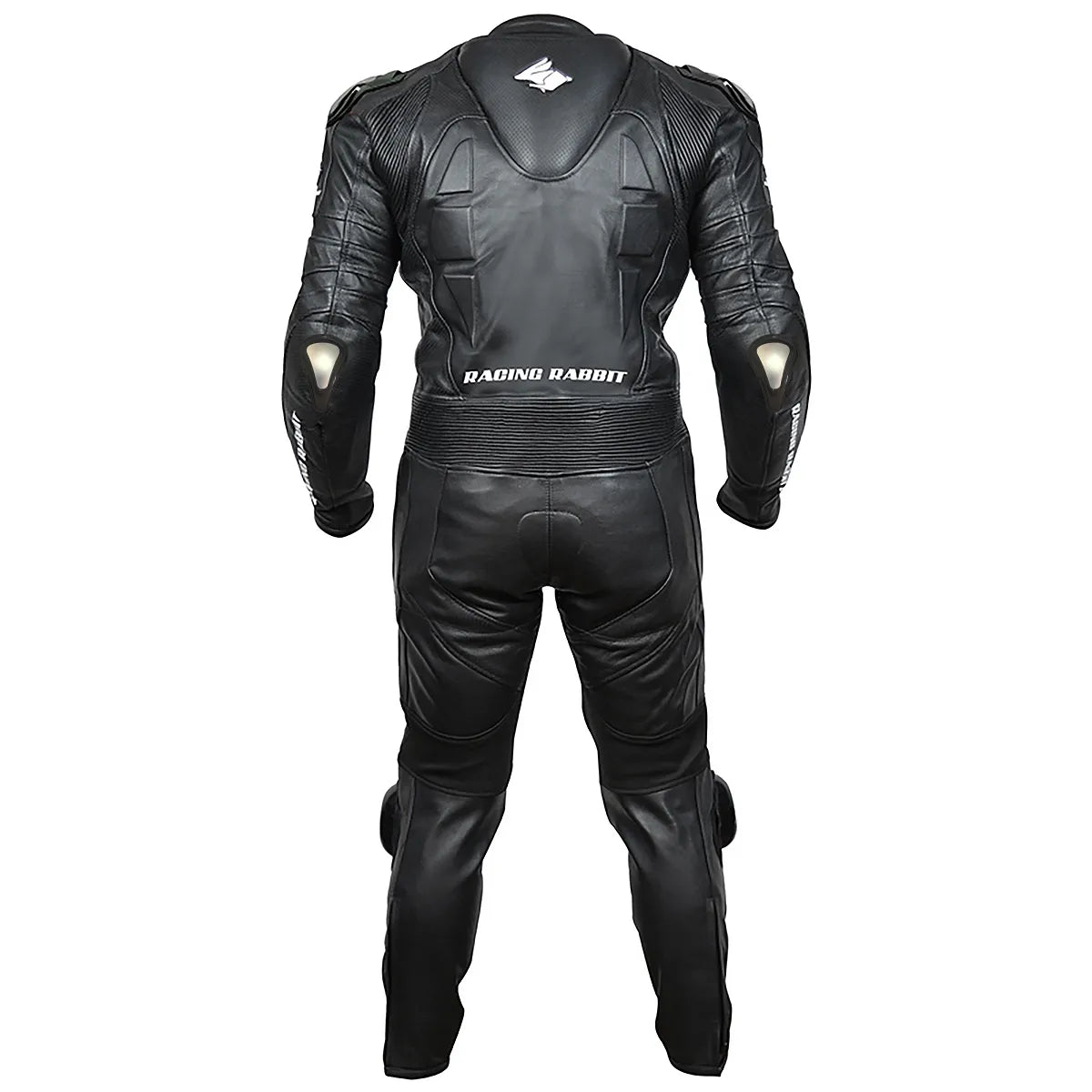 Macacao Motociclista Racing Rabbit TT Pro Esportivo em Couro Ventilado com Proteções Moto Racing Speed 1 peça, cor preto, masculino