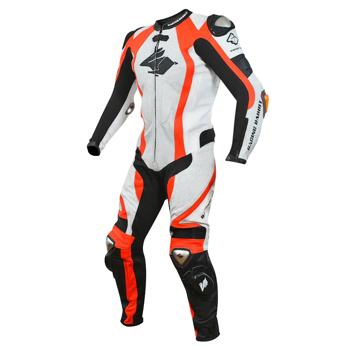 Macacão Energy de couro com sliders e proteções C.E.