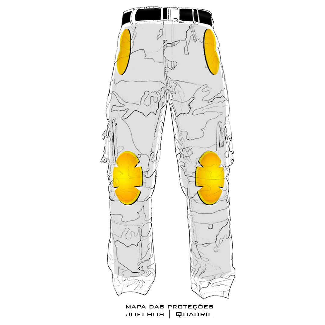 Calça Moto Racing Rabbit Streetfighter, Térmica, Impermeável com Proteção Interna