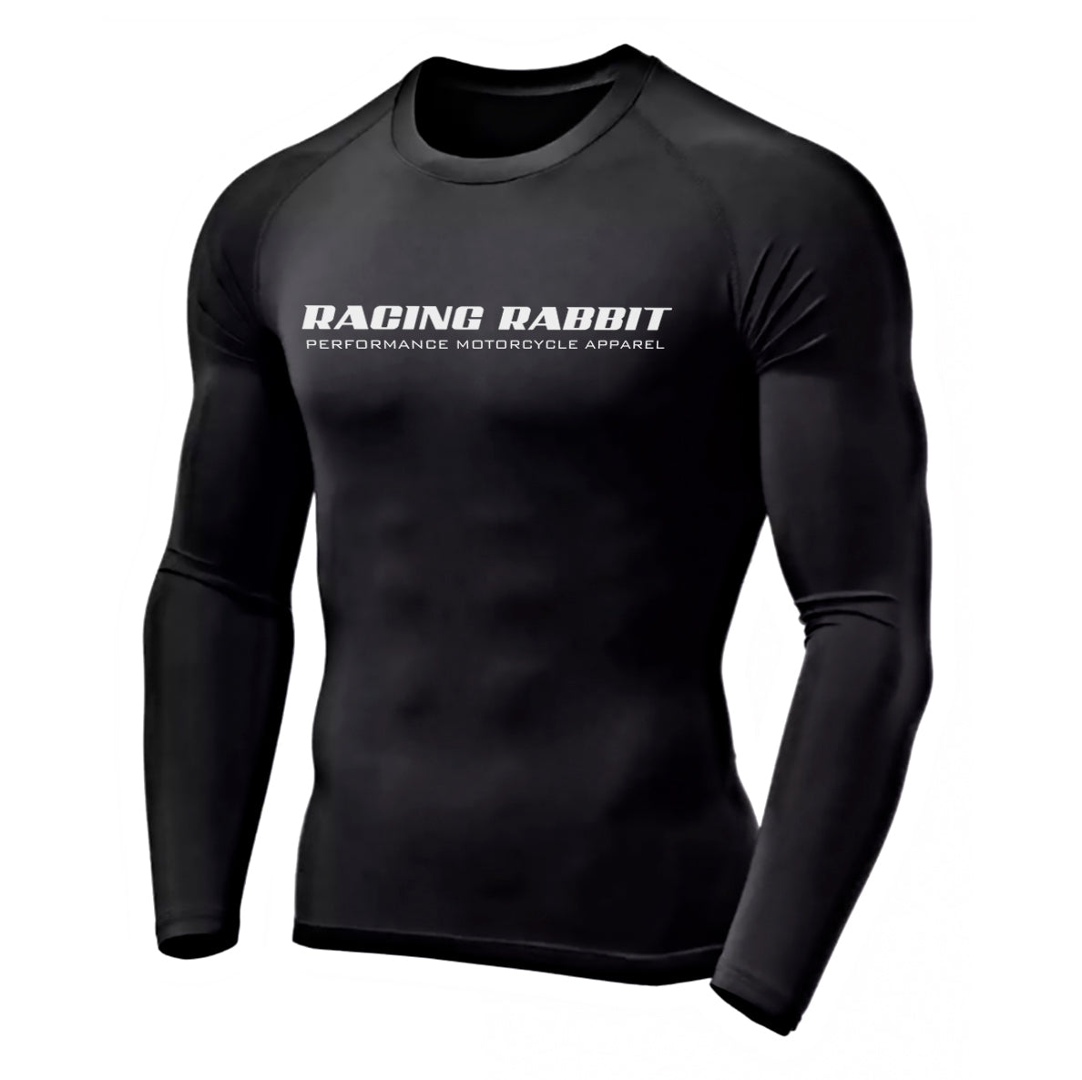 Segunda Pele Motociclista Racing Rabbit Cor Preta