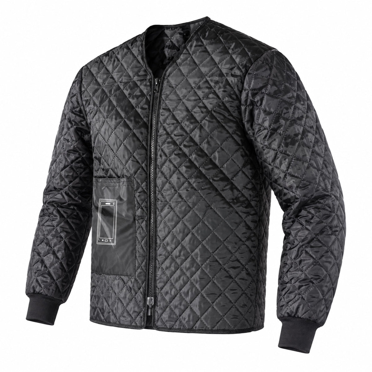 Jaqueta de Moto Racing Rabbit ALL BLACK Impermeável com Proteções CE