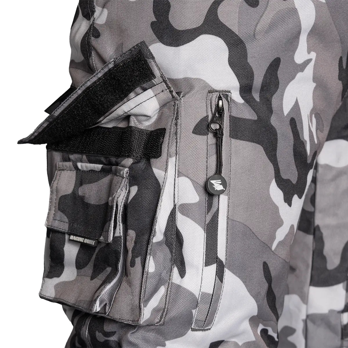 Calça Streetfighter camuflada impermeável com proteções C.E.