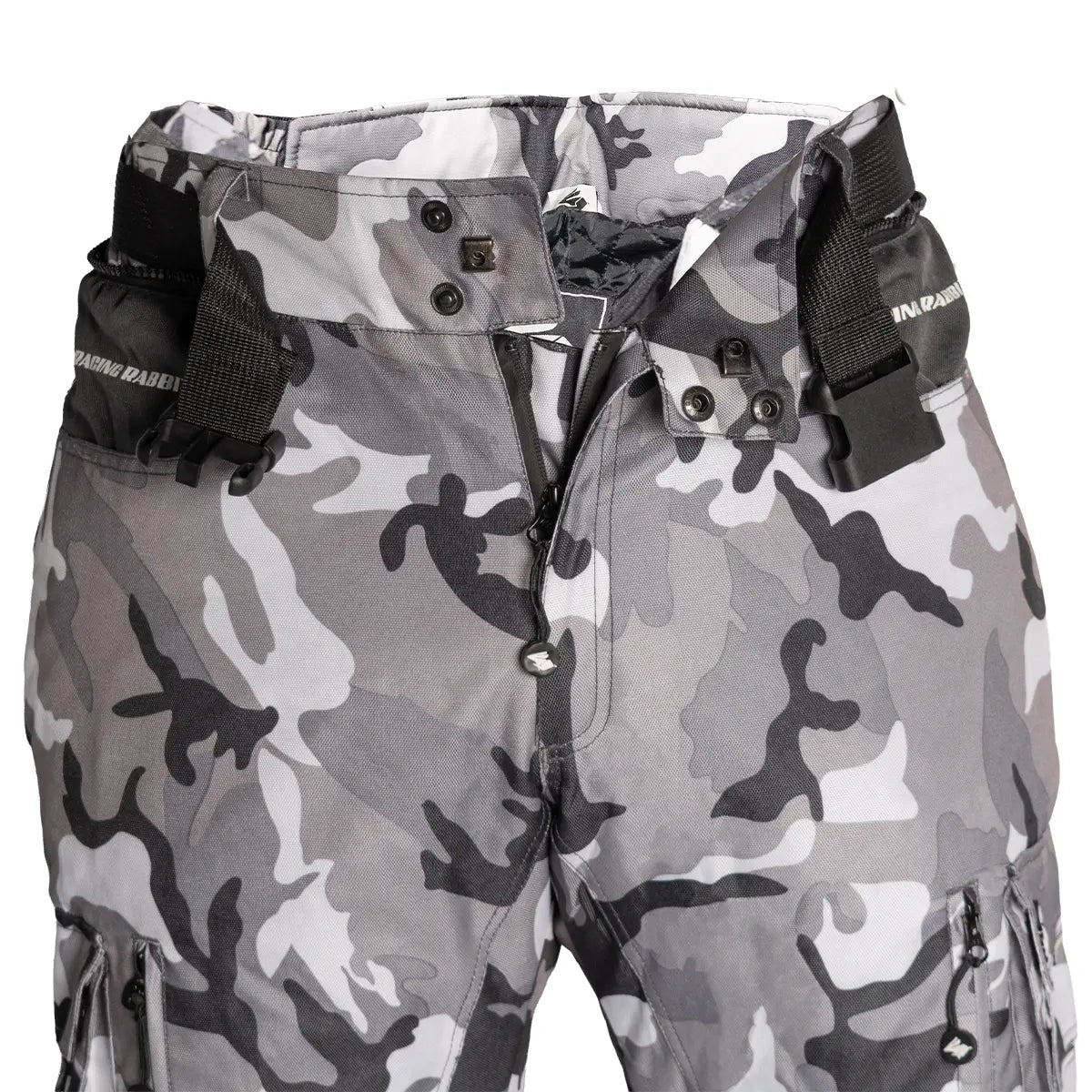 Calça Streetfighter camuflada impermeável com proteções C.E.