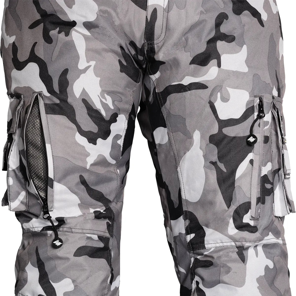 Calça Streetfighter camuflada impermeável com proteções C.E.
