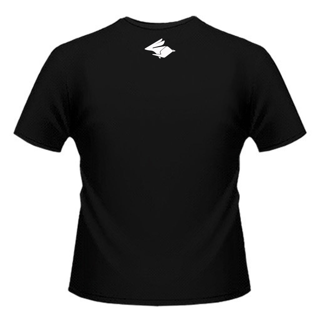 Camiseta Motociclista na Cor Preta  Racing Rabbit | Coelho Veloz