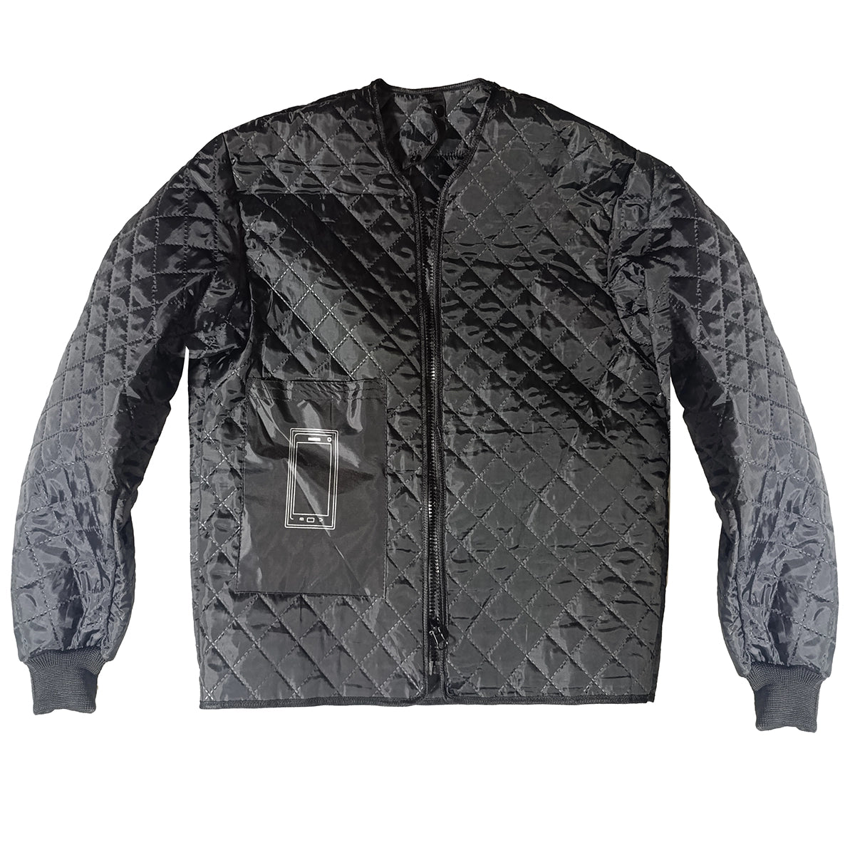 Rabbit Jaqueta Motociclista Impermeável All Black com Proteção Racing Rabbit