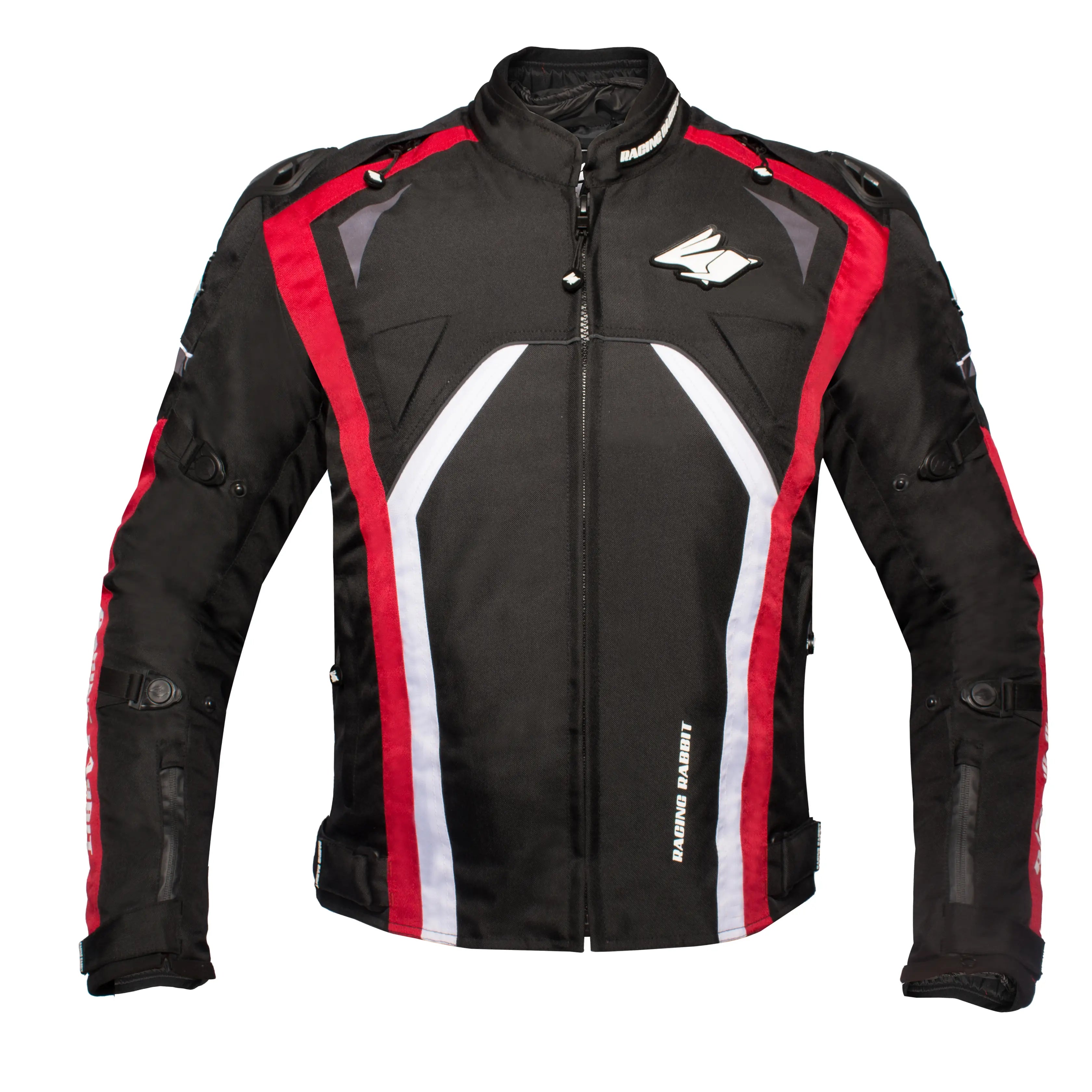 Jaqueta Racing Rabbit Hawker Pro  Motociclista com Proteção Interna, Impermeável, Esportiva, cupim,  masculina, Vermelha Jaqueta Motoqueiro
