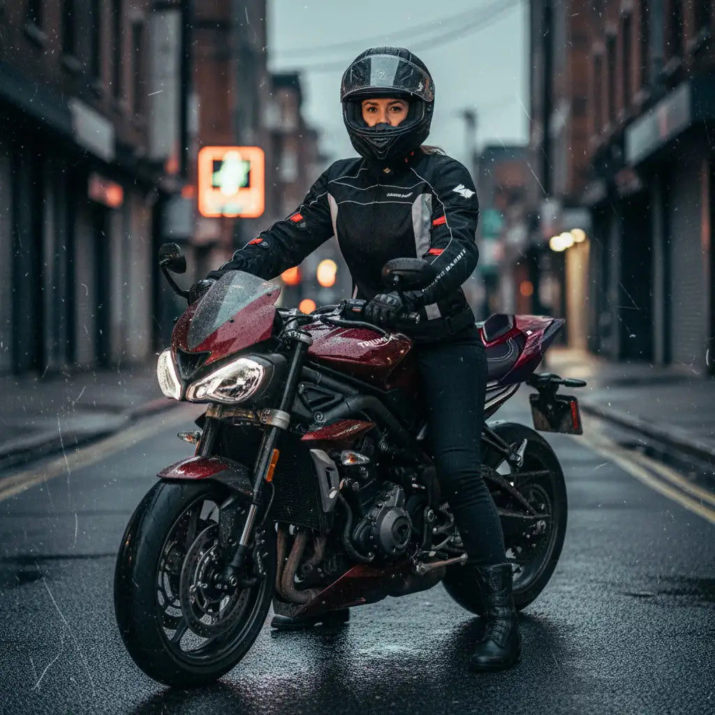 Jaqueta HERA 5 em 1 feminina ventilada impermeável com proteções C.E.