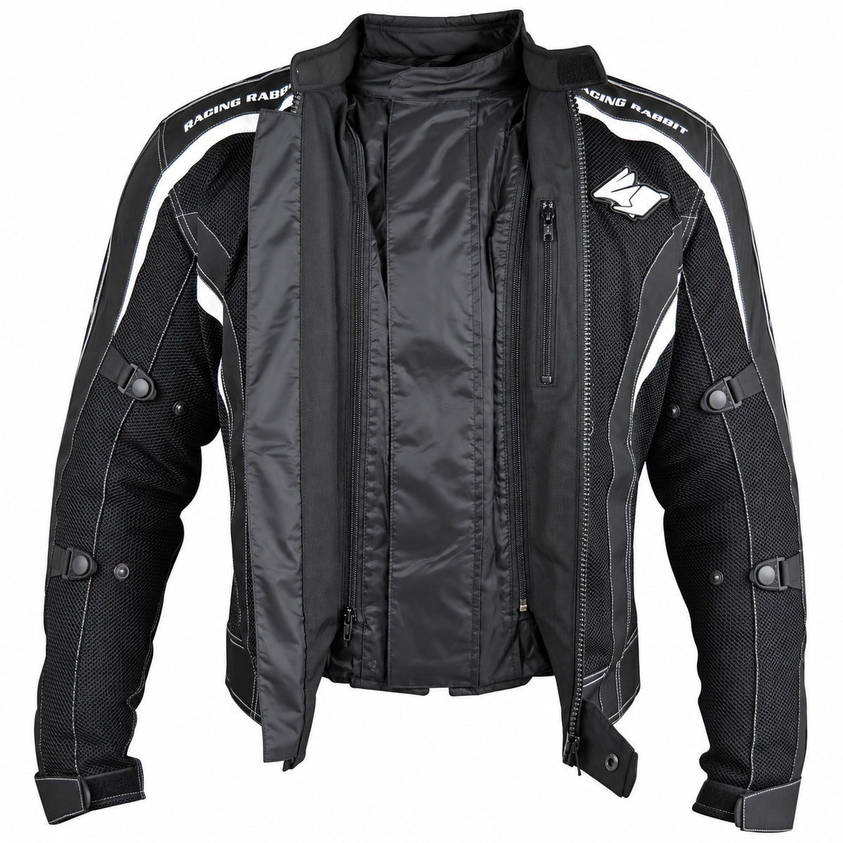 Jaqueta Motociclista Racing Rabbit BLACK WIND