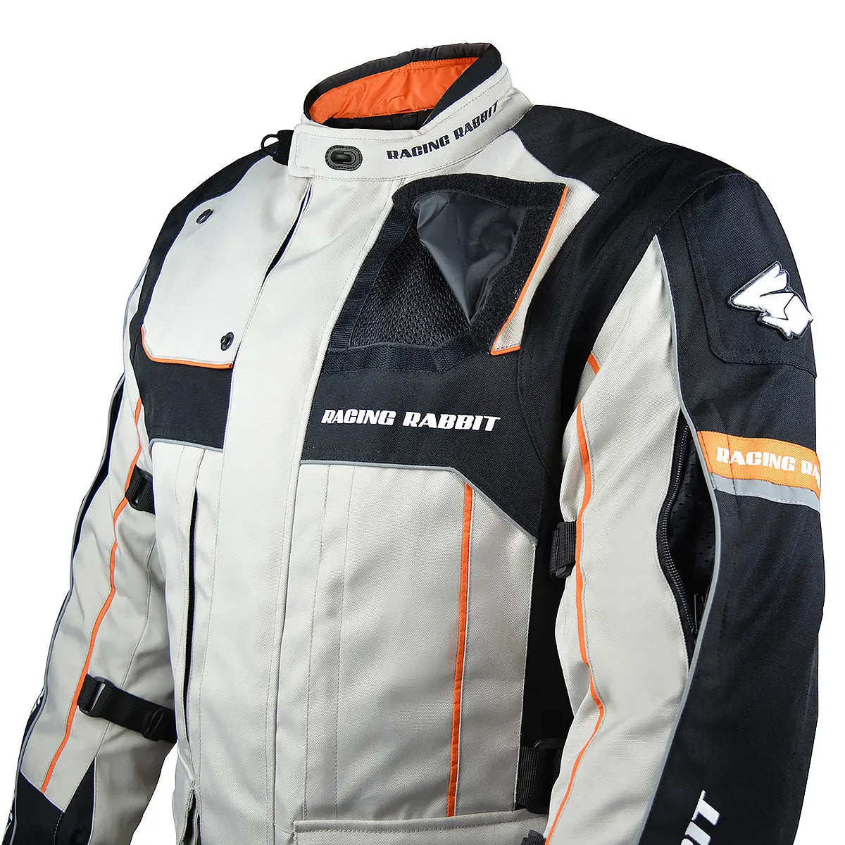Jaqueta Racing Rabbit Dakar Plus parka  Impermeável com 7 bolsos e jaqueta Bubble Térmica removível
