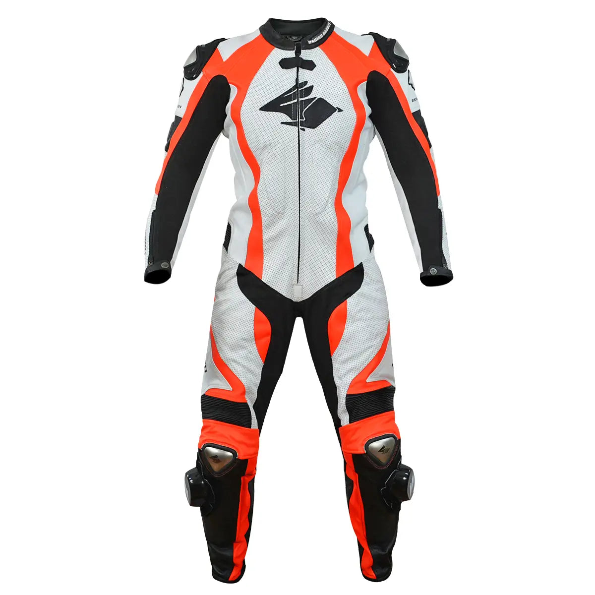 Macacão Energy de couro com sliders e proteções C.E.