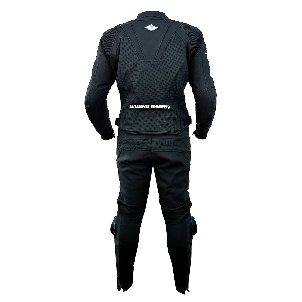 Macacao Motociclista Racing Rabbit Le Mans Esportivo em Couro Ventilado com Proteções Moto Racing Speed 2 peça