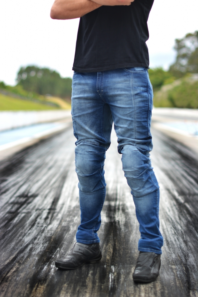 calça jeans motociclista kevlar